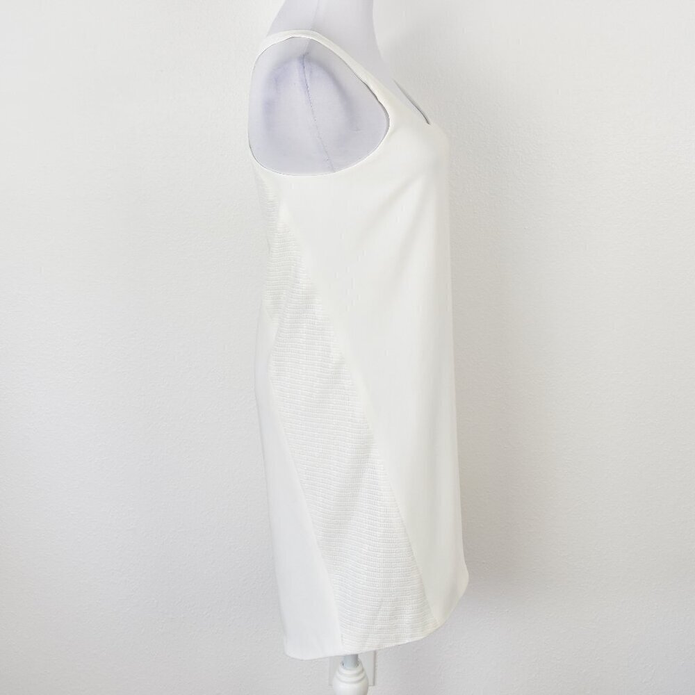 Rag & Bone Chieftain Textured Panel Racerback Tank Shift Mini Dress - 0 - Picture 4 of 9